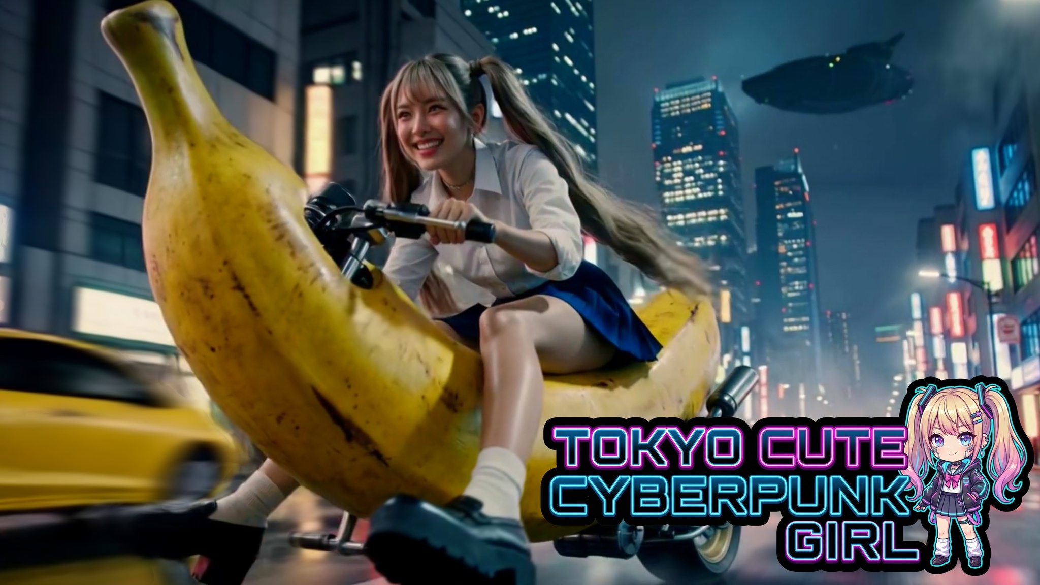 Tokyo Cute CyberPunk Girl by @tokyocutegirl | Make Your Action Scene