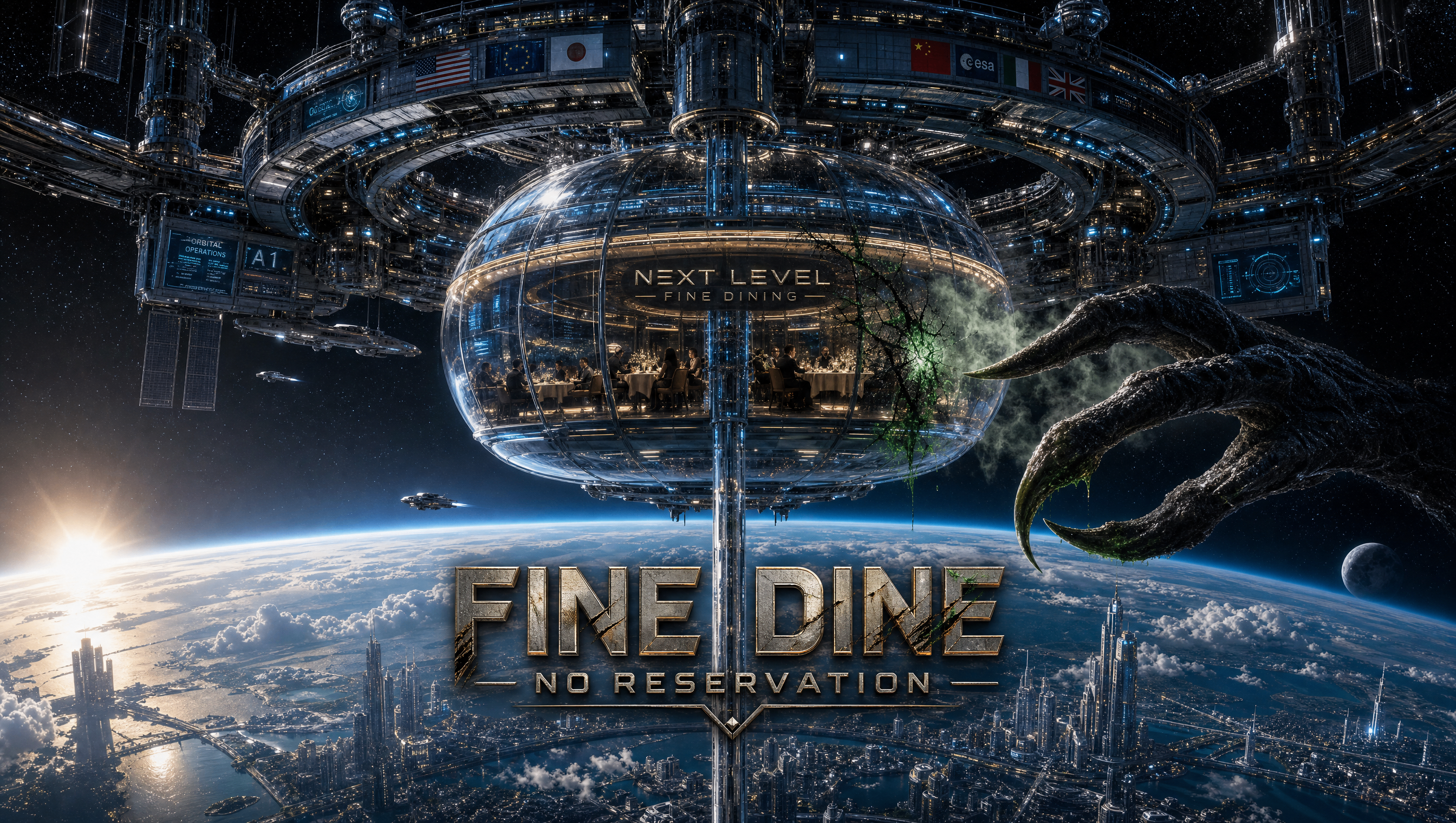 Fine Dine No Reservation | Sci-Fi Thriller Series | Coming Soon