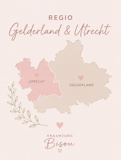 Regiokaart Gelderland & Utrecht