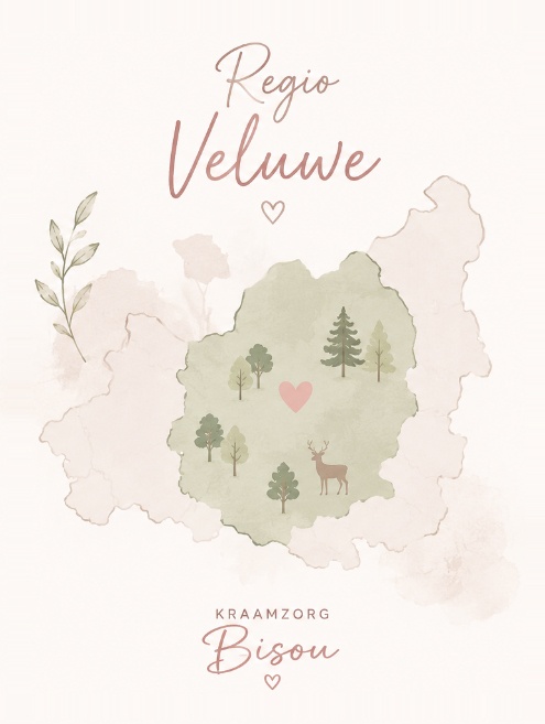 Regiokaart Veluwe