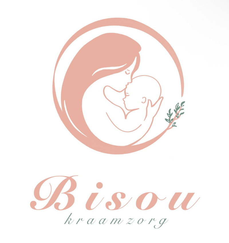 Kraamzorg Bisou logo tekening