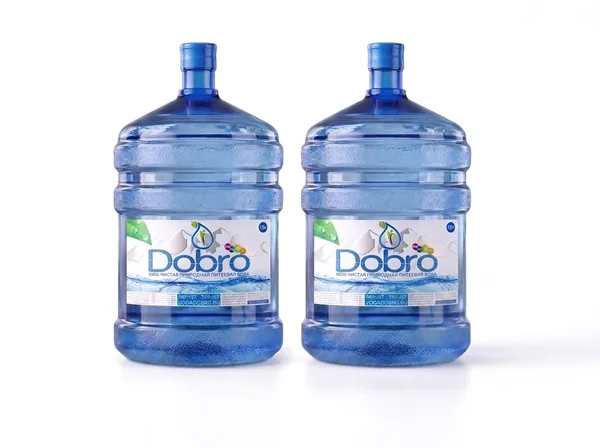 2 бутыли воды «Добро» 19 л + электрическая помпа