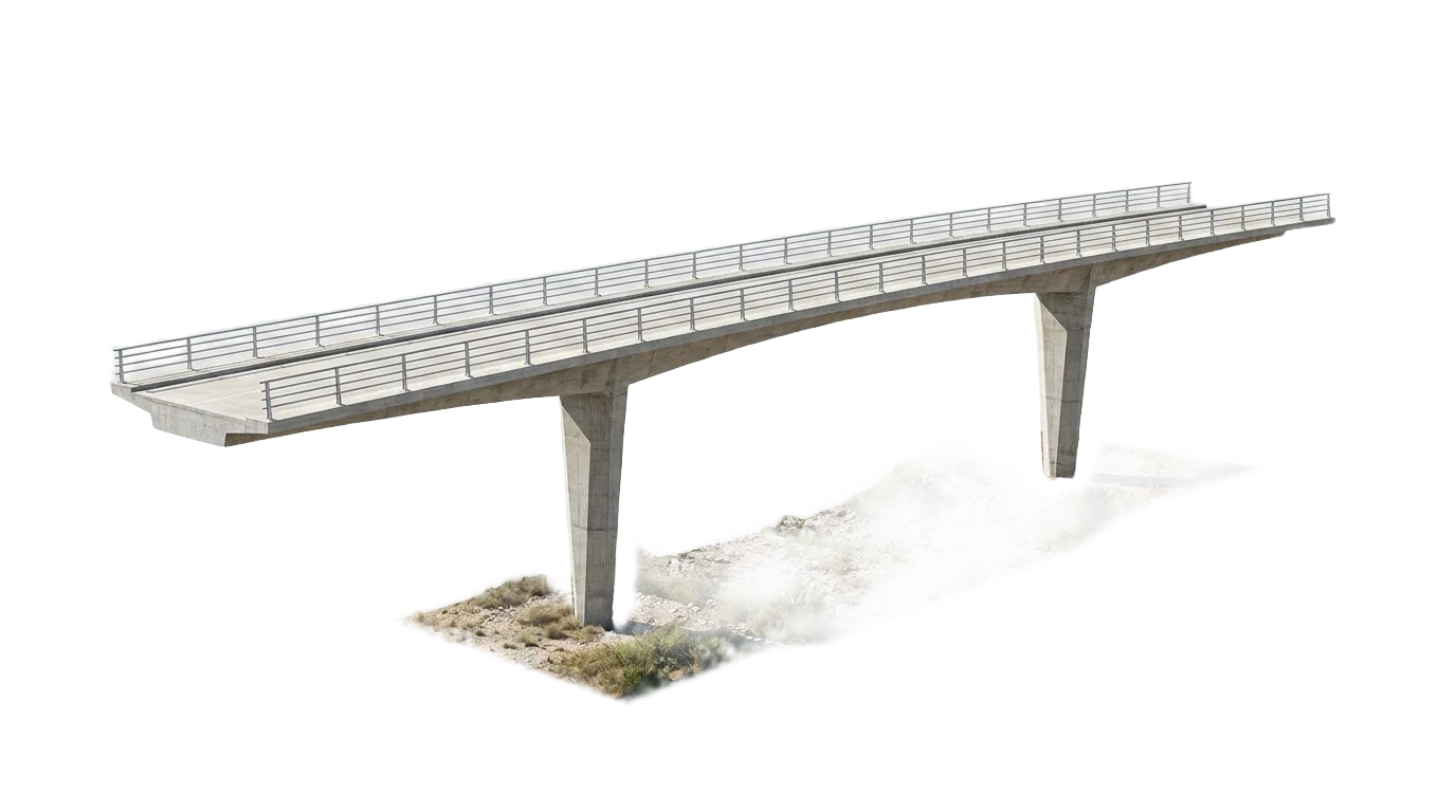 Concrete infrastructure works by Lydakis Construction in Crete