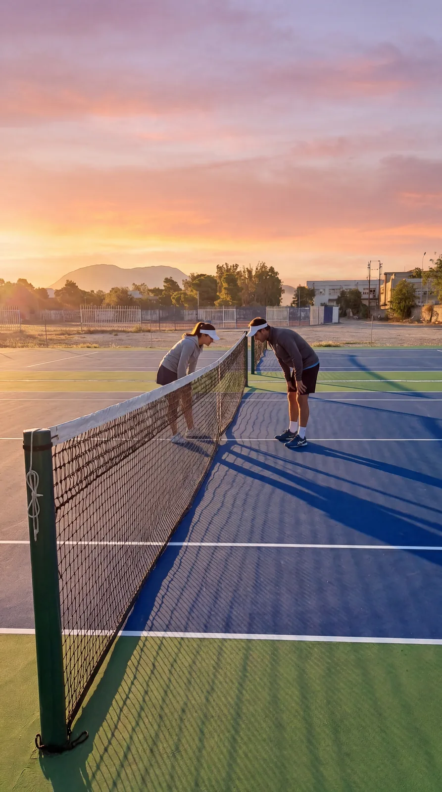 Mesolongiou Tennis Courts, Sports facilities project by Lydakis Construction in Greece, Crete