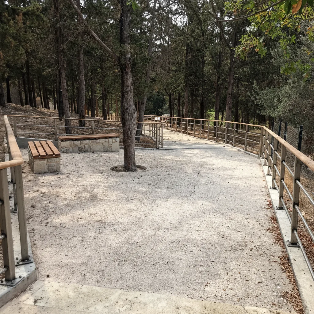 Accessible visitor route at the Archaeological Site of Knossos