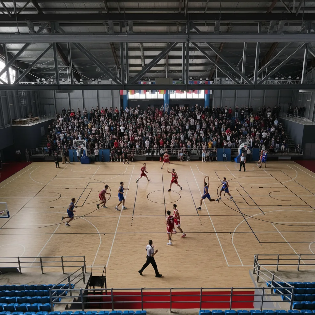 Markos Karanastasis Basketball Hall, Sports facilities project by Lydakis Construction in Crete, Crete