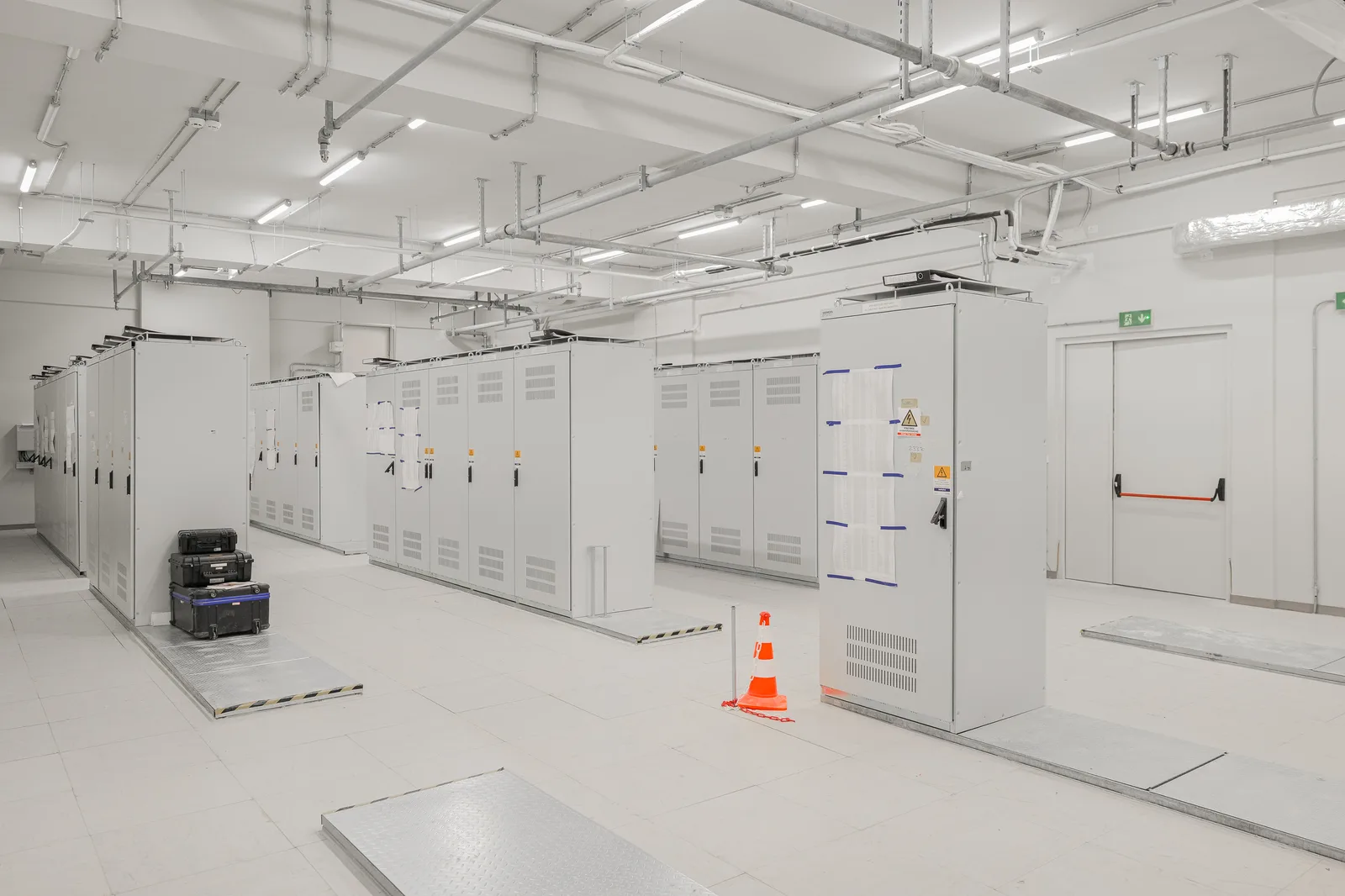 Electrical equipment room inside the station