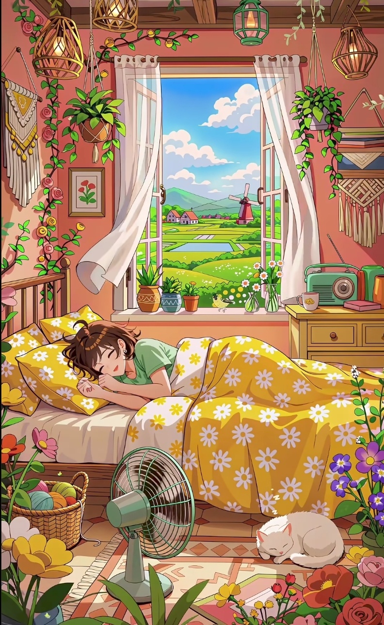 Sleeping peacefully