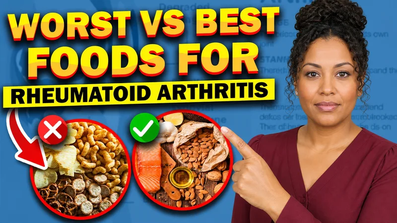Worst versus best foods for rheumatoid arthritis