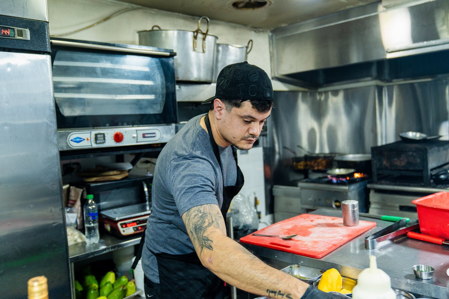 El equipo de cocina