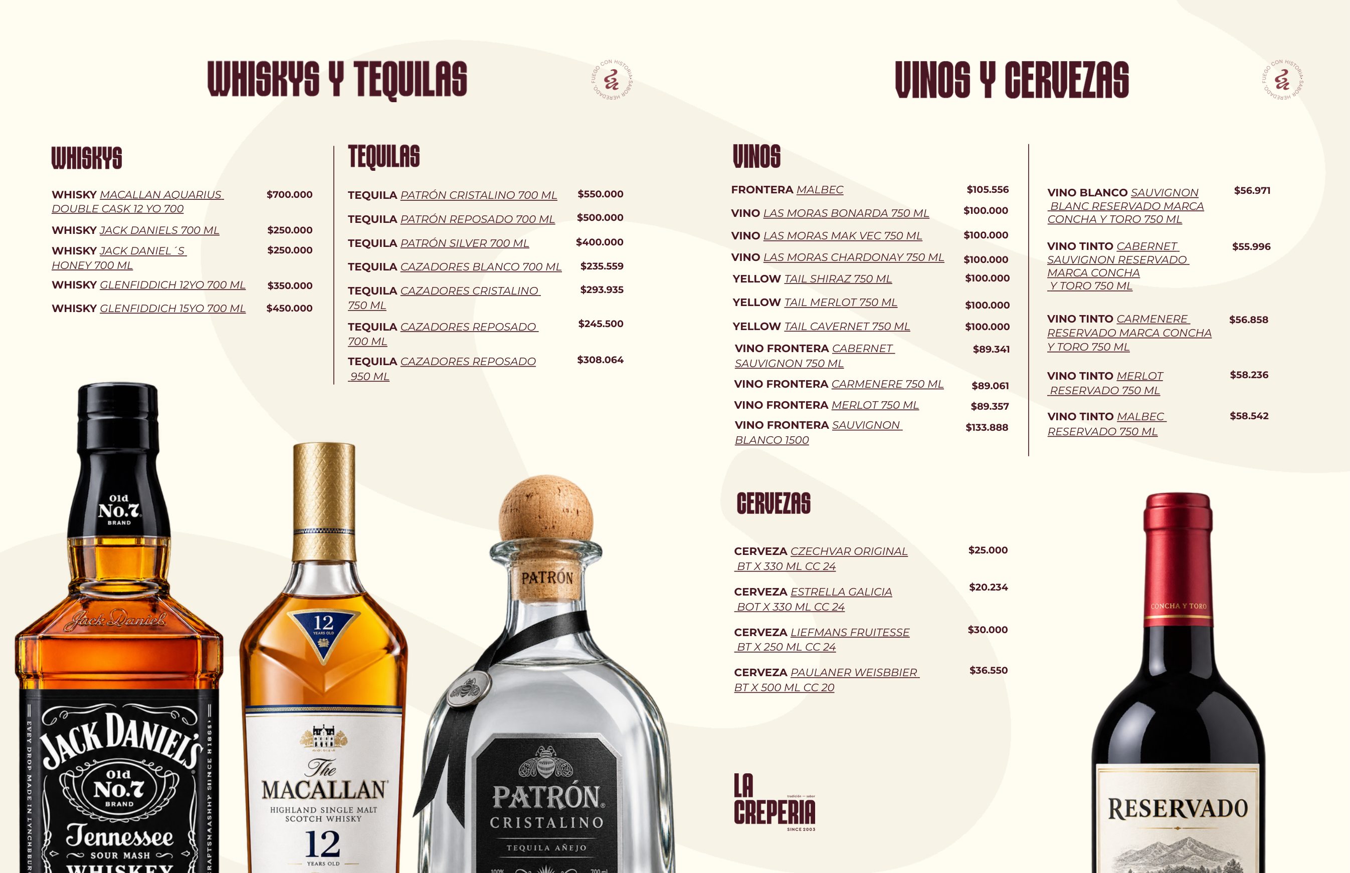 Menú La Crepería — página 11 de 12