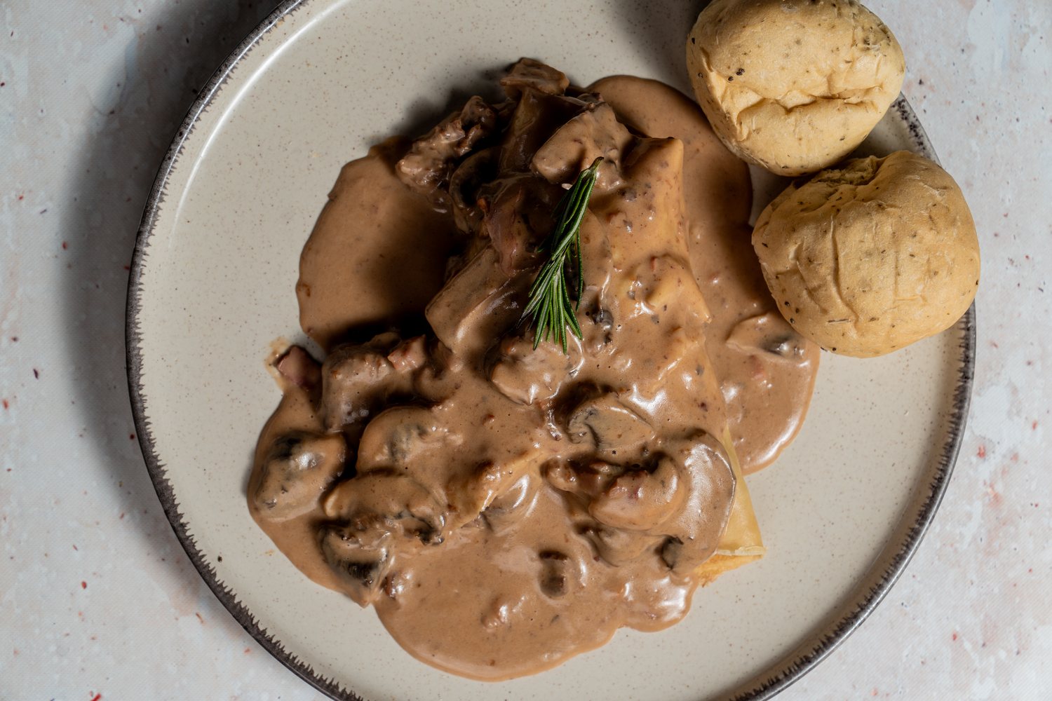 Lomo al champiñón