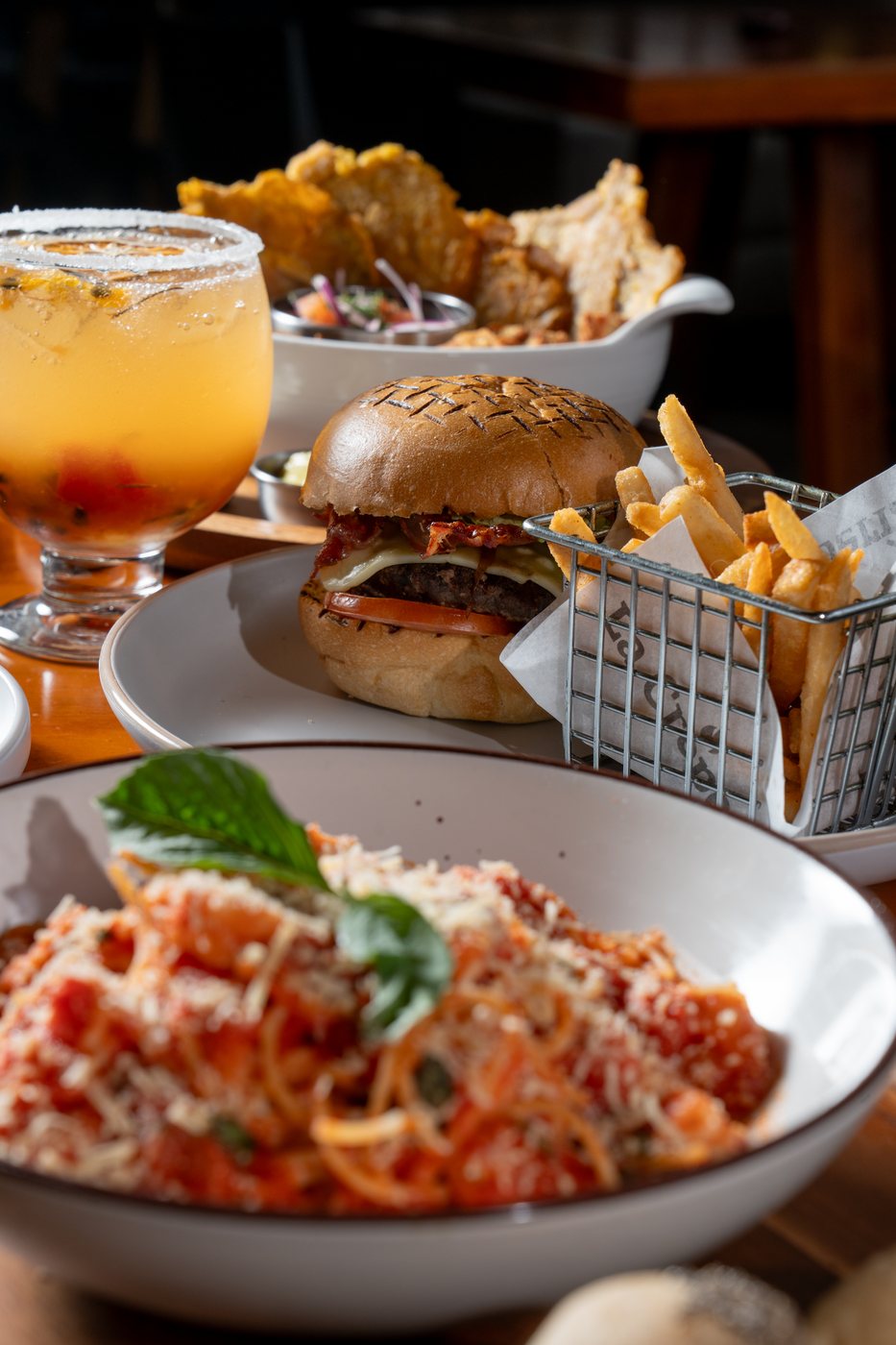 La burger y la pasta