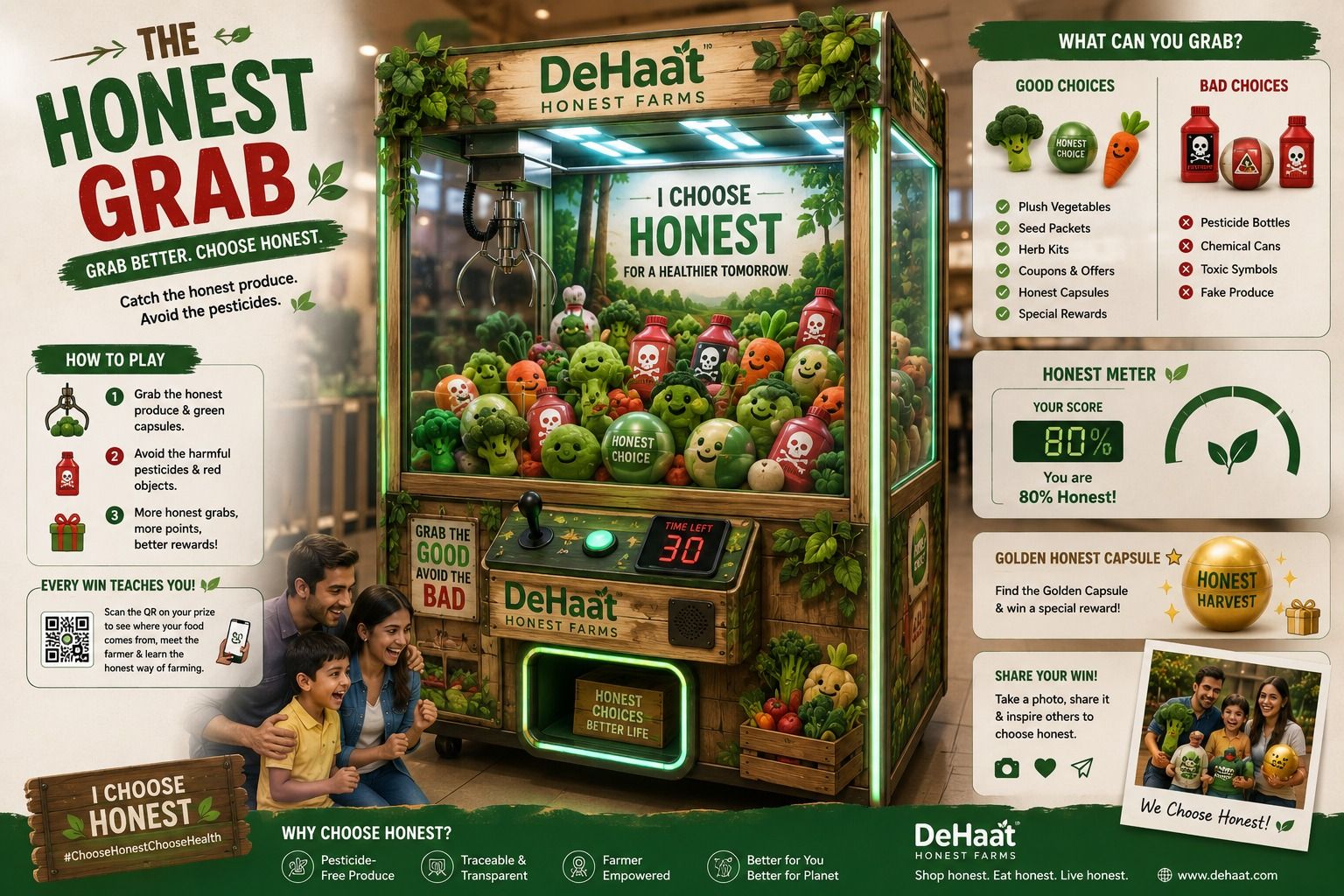 The Honest Grab - Claw Machine Game