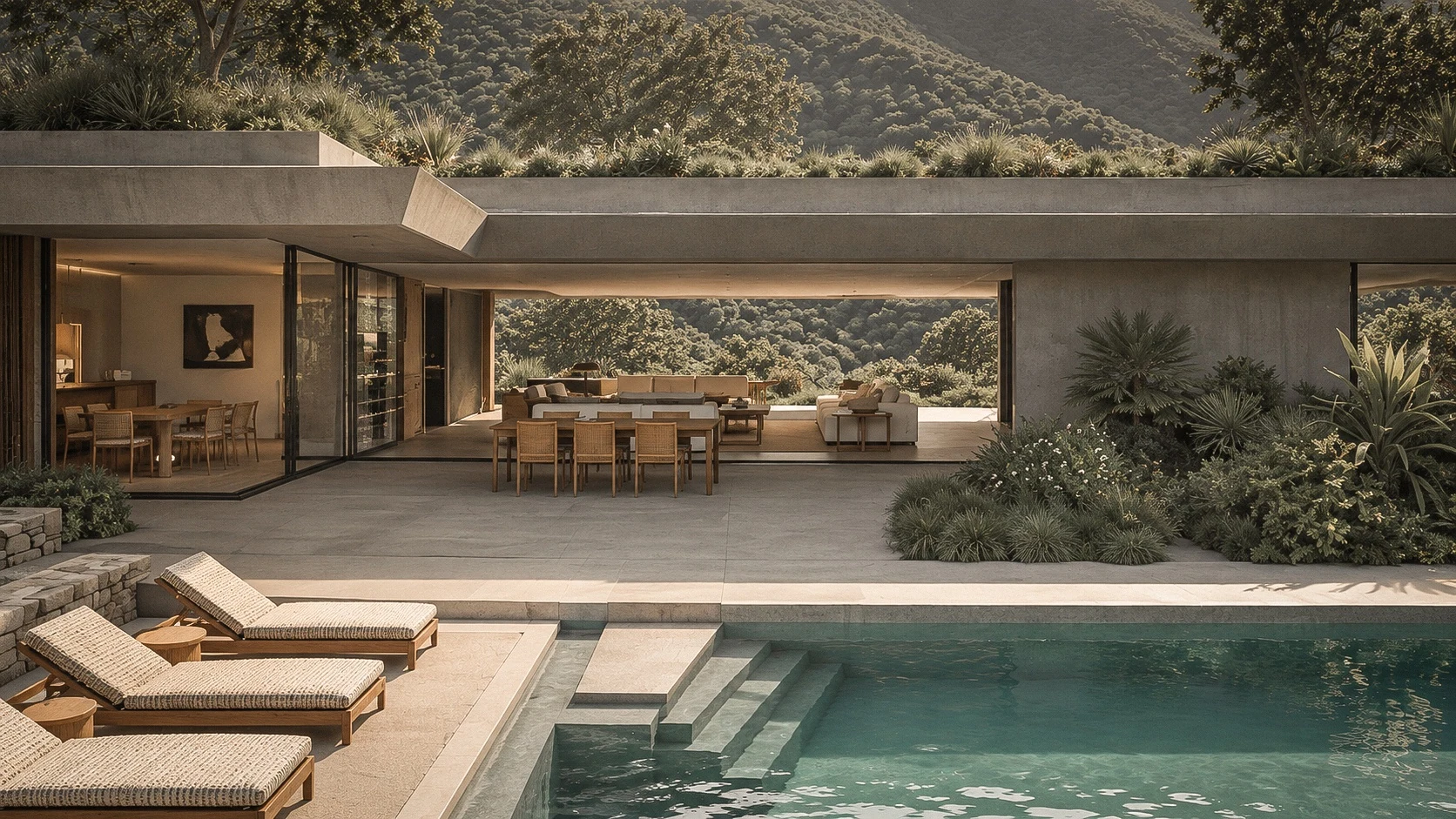 Casa Telura · Comedor y terraza