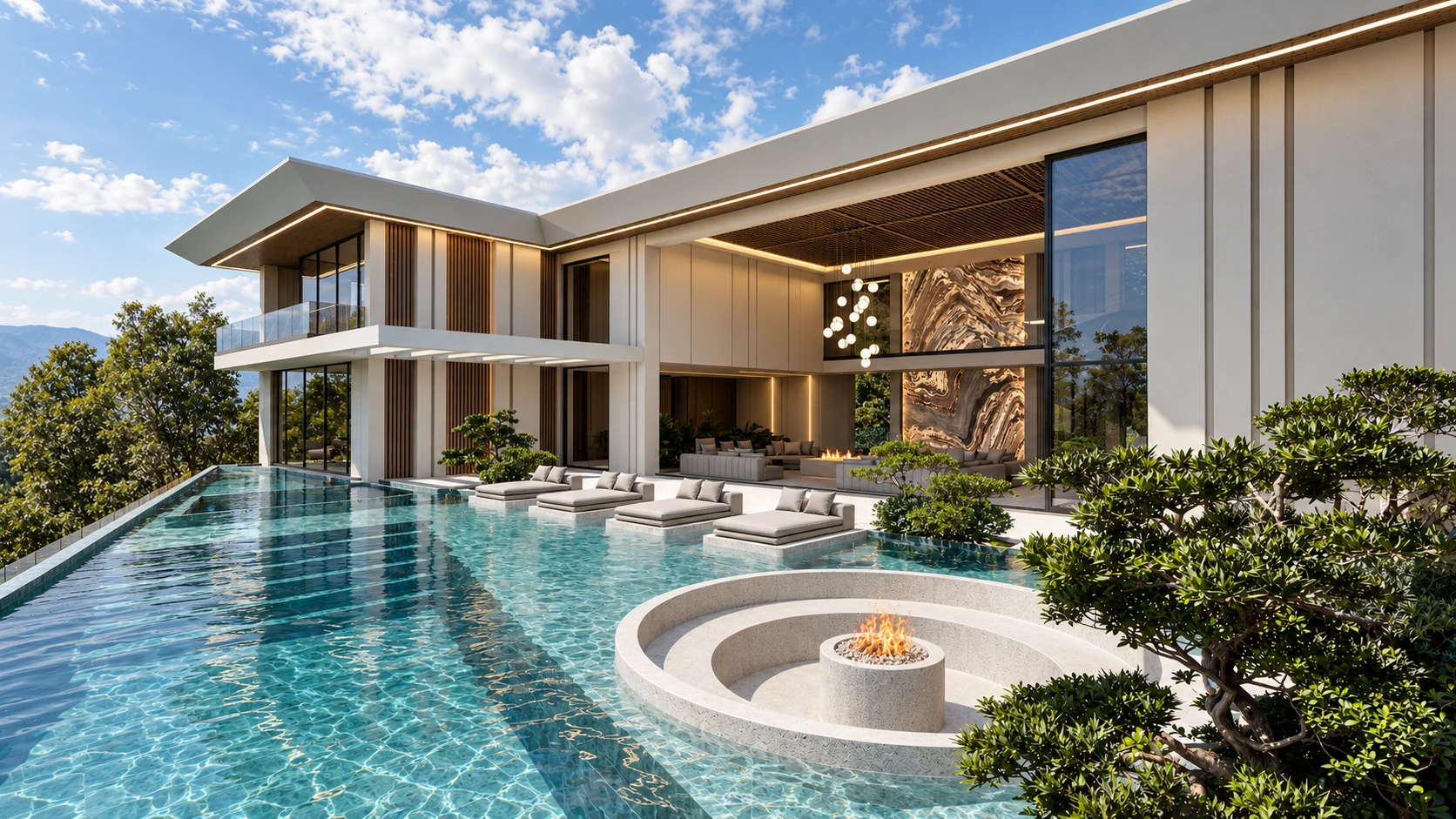 Casa CV24. Piscina y sala exterior