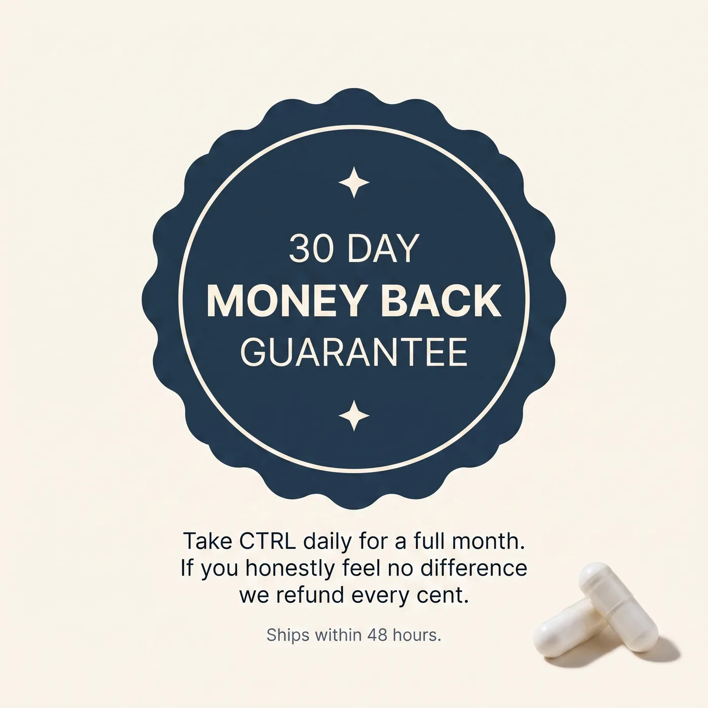 30 day money back guarantee