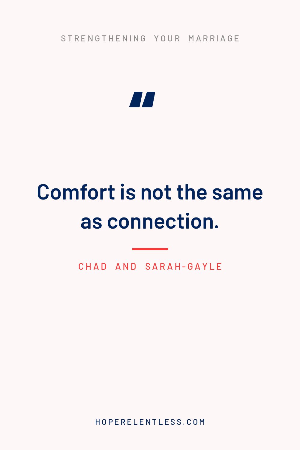 Christian marriage quote graphic: comfort zones are where marriages quietly stop growing