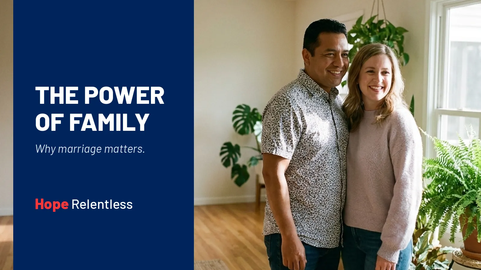 Christian parents modeling love and forgiveness for their kids, the power of family that flows from a healthy marriage