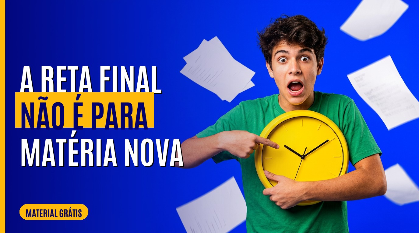 Cronograma de estudos para os 3 meses finais