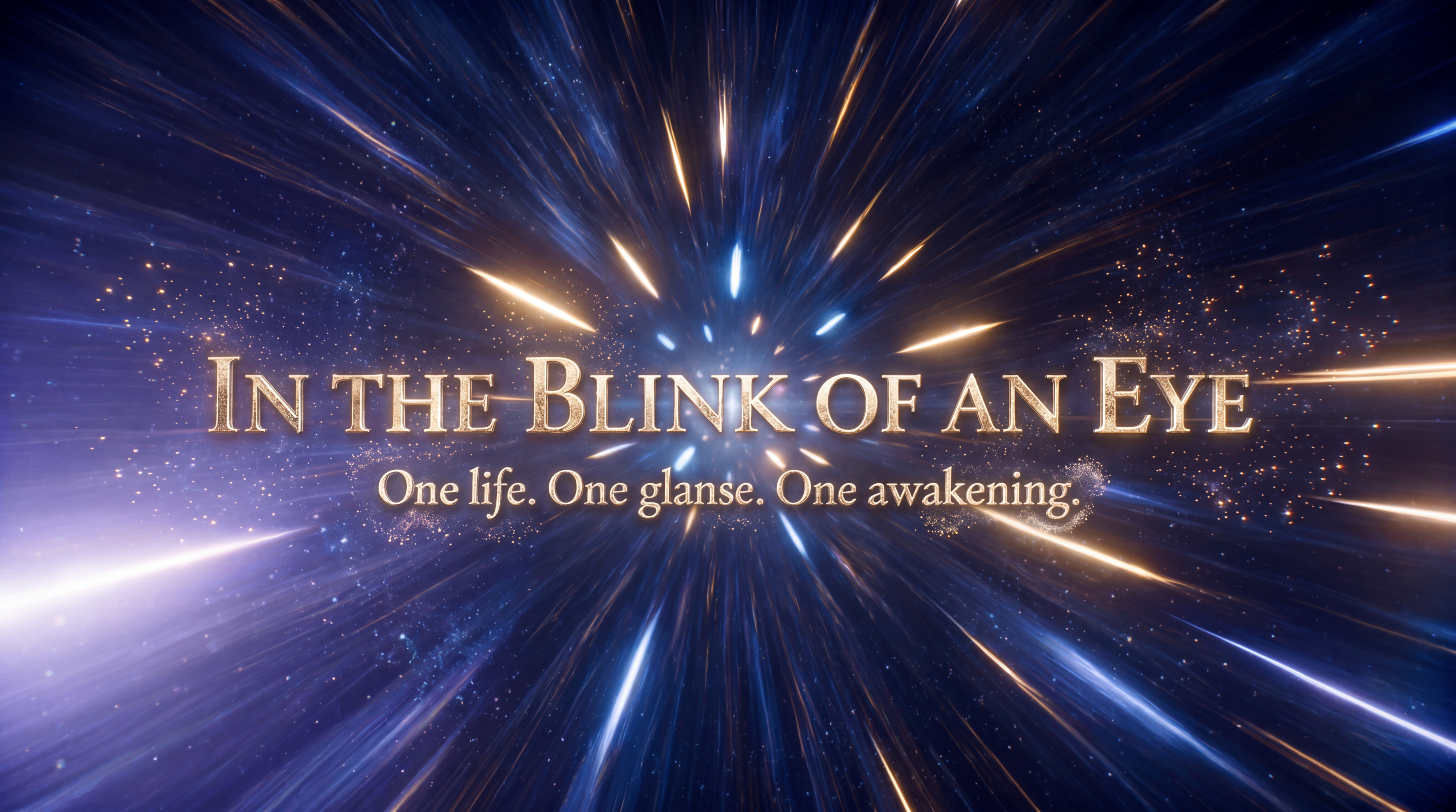 IN A BLINK OF AN EYE