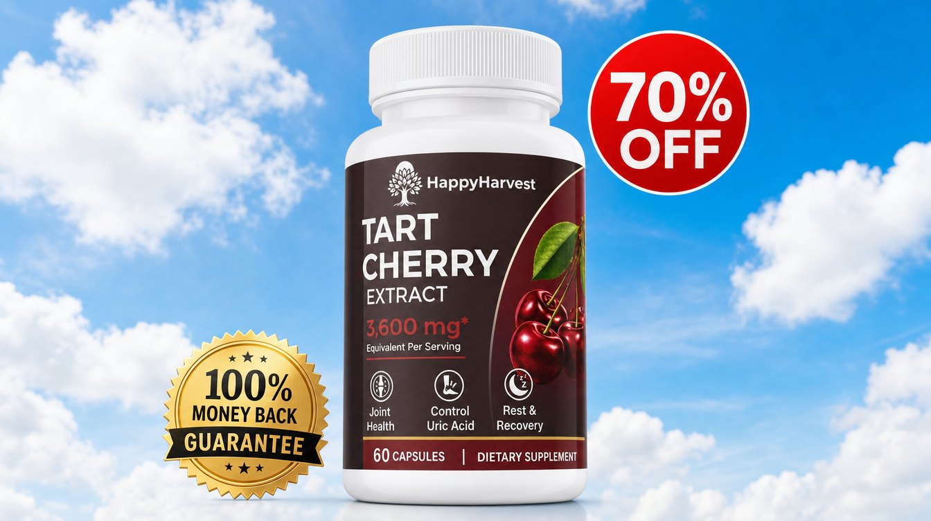 HappyHarvest Tart Cherry Extract - 70% OFF with 100% money-back guarantee