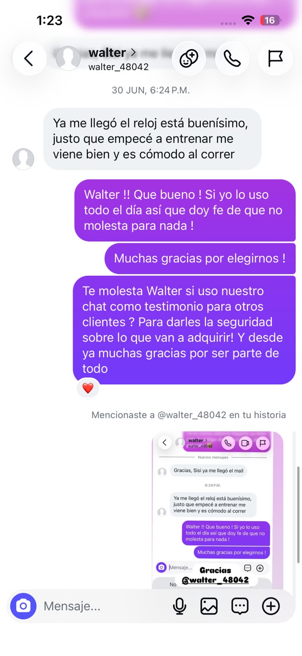 Testimonio Walter: esta buenisimo, comodo al correr