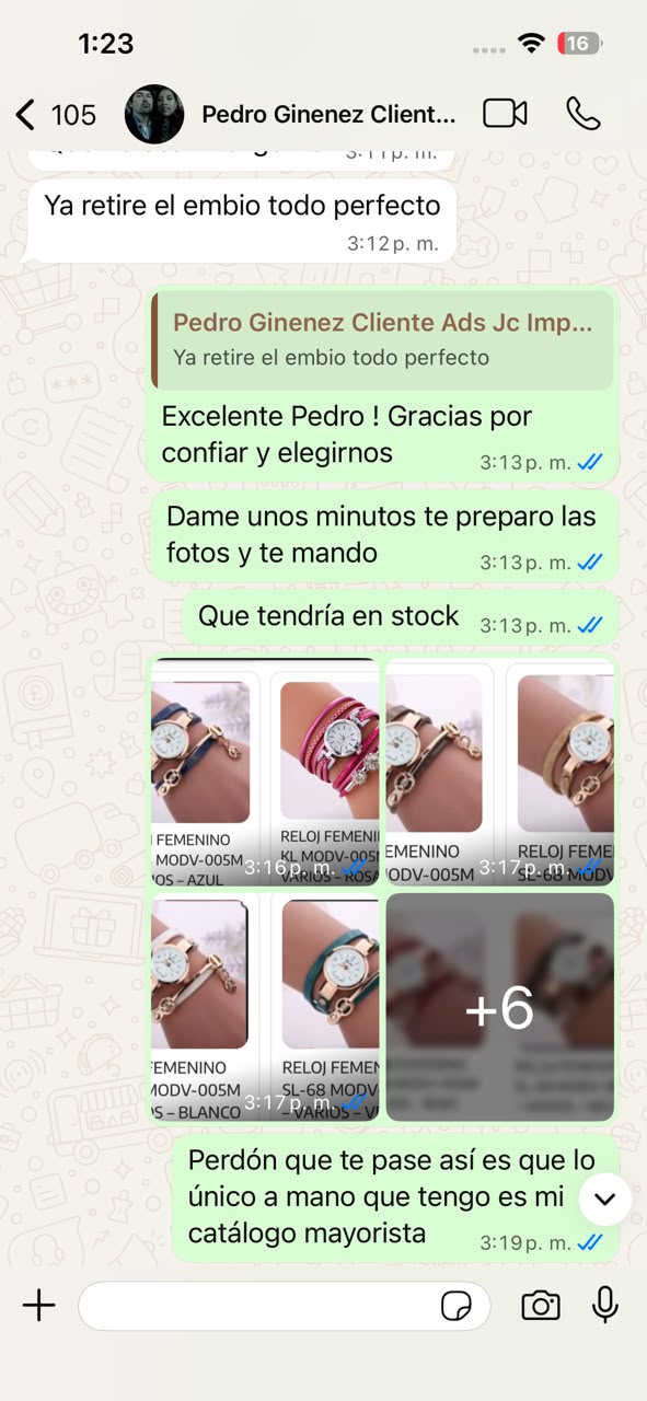 Testimonio Pedro: retire el envio todo perfecto
