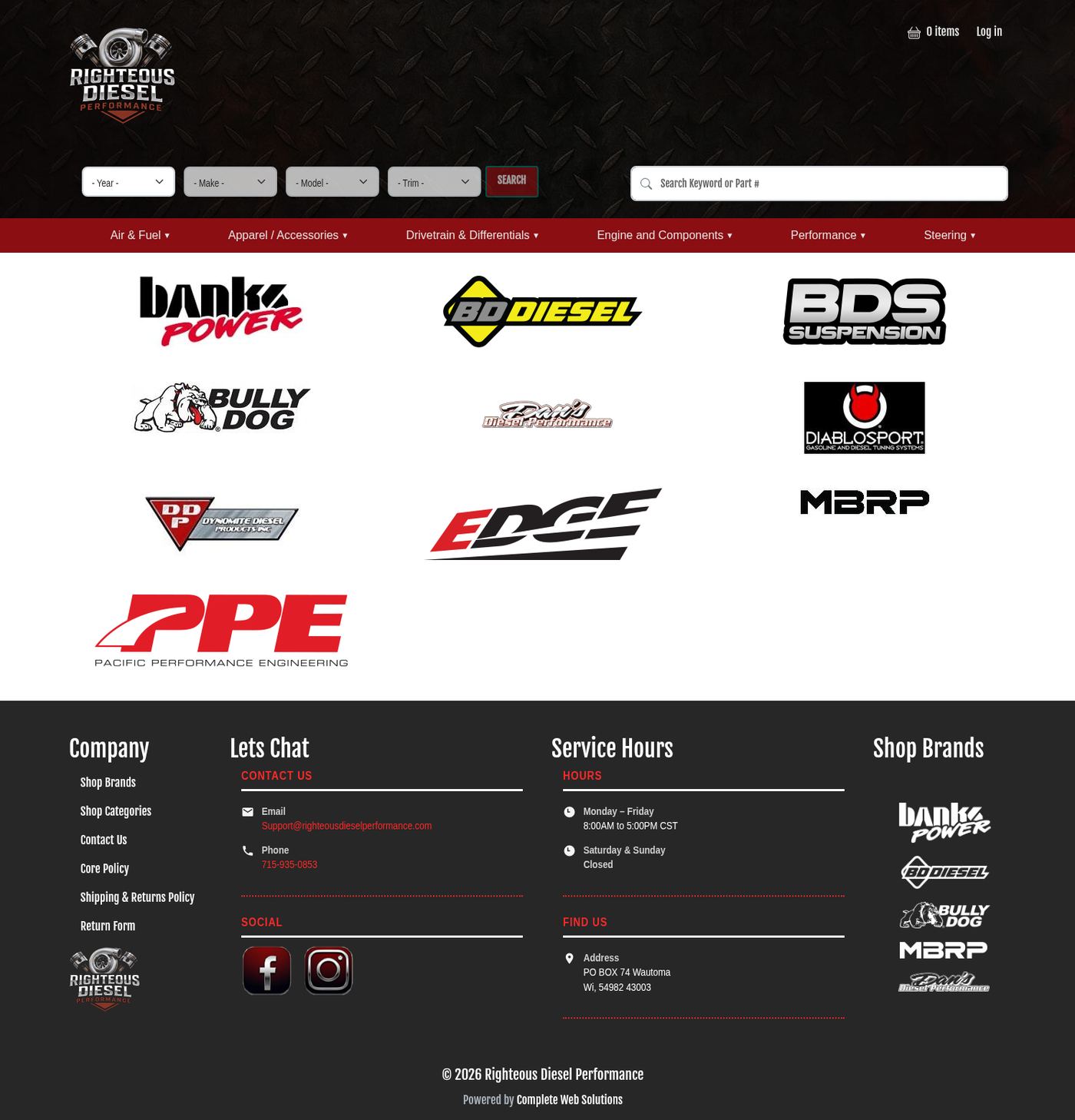 Righteous Diesel brand directory