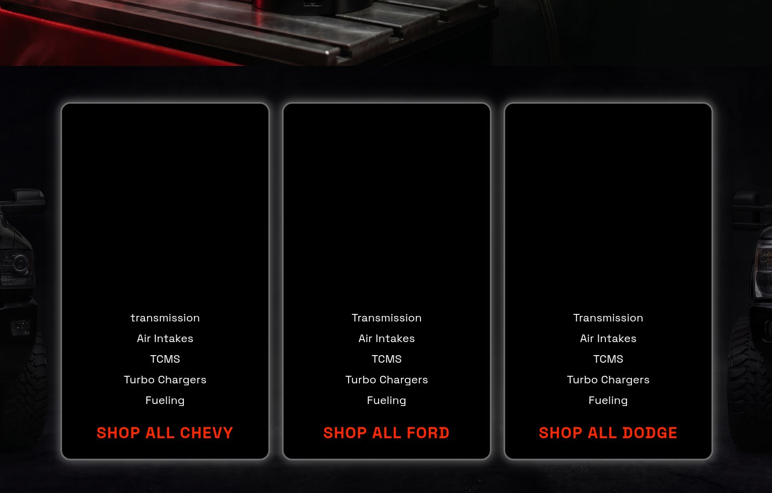 Dan's Diesel shop by make — Chevy, Ford, Dodge