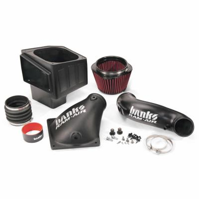 Banks Ram-Air intake system with red filter and black air box
