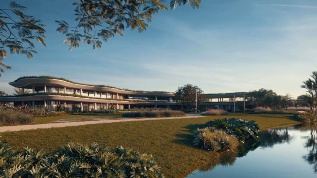 Lotes e apartamentos no Porto Belo Lagos - Cidade dos Lagos com Ecossistema Neymar Jr ao fundo