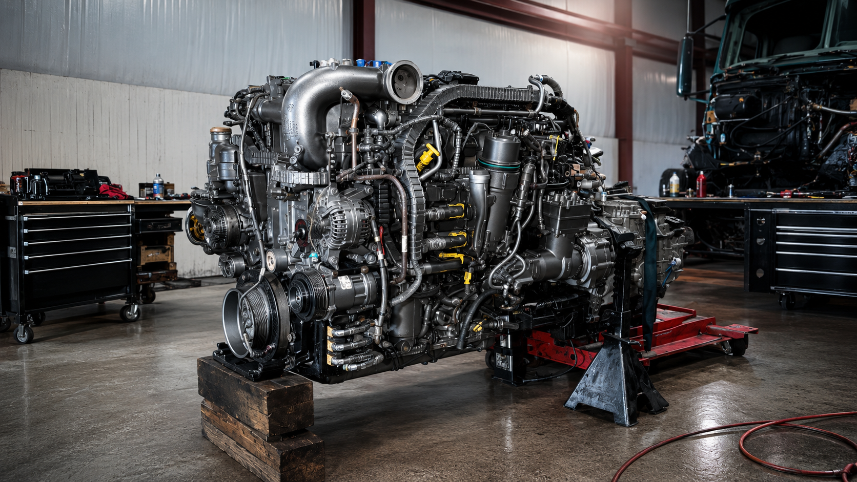 Heavy-duty diesel engine repair at TractoAuto