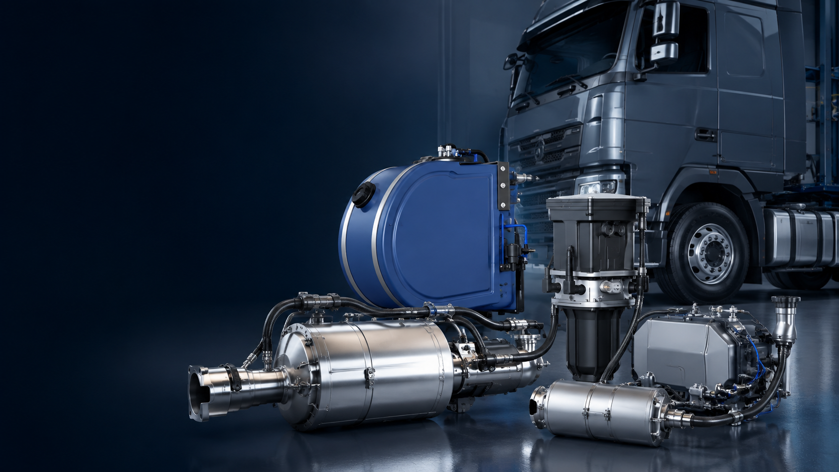 Heavy-duty aftertreatment and DEF system components