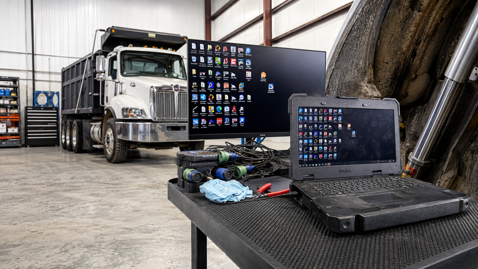 Truck programming and diagnostic computers at TractoAuto