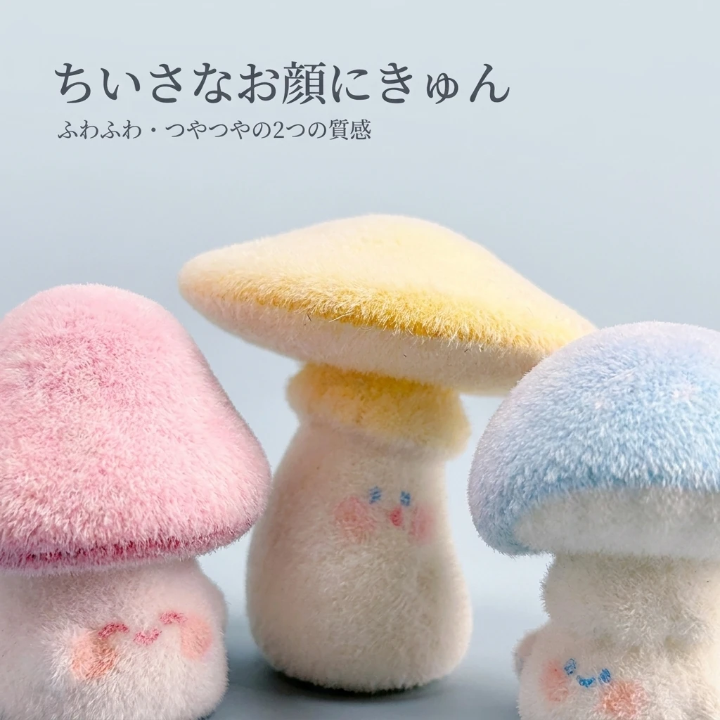 ちいさなお顔のちびきのこ