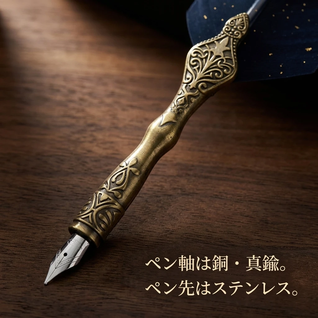 銅・真鍮のペン軸