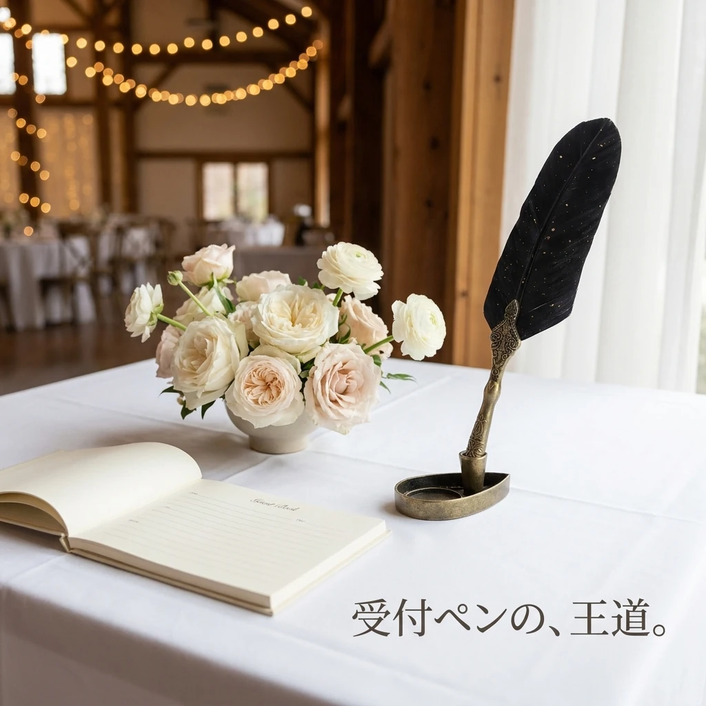 結婚式の受付ペン