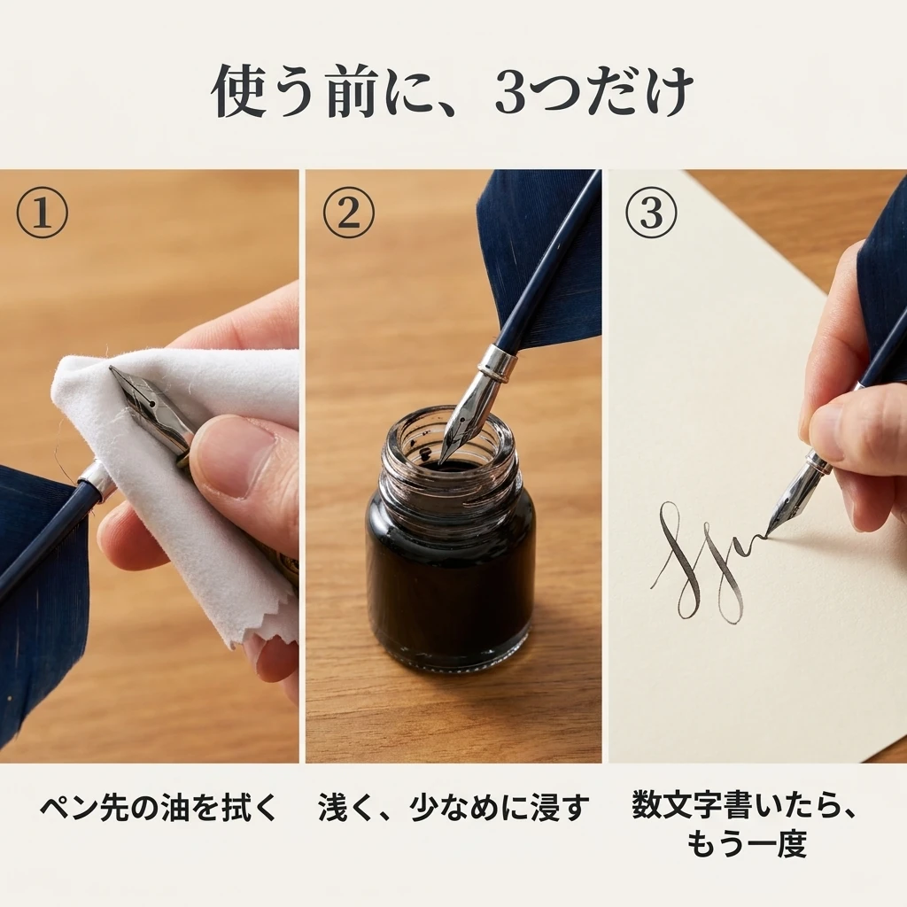 使う前に3つだけ