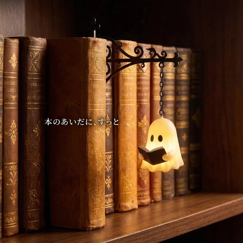 前の本の後ろにプレートをさし込み、アームが本の上をこえて前に吊るす仕組み