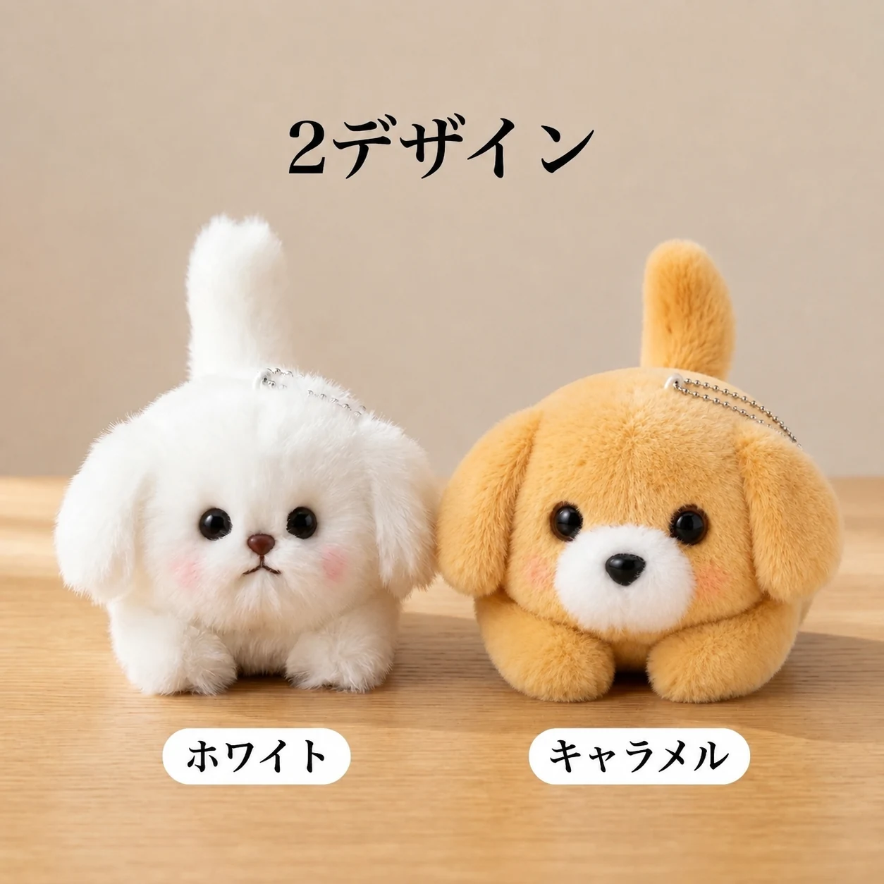 顔つきの違う、2匹。