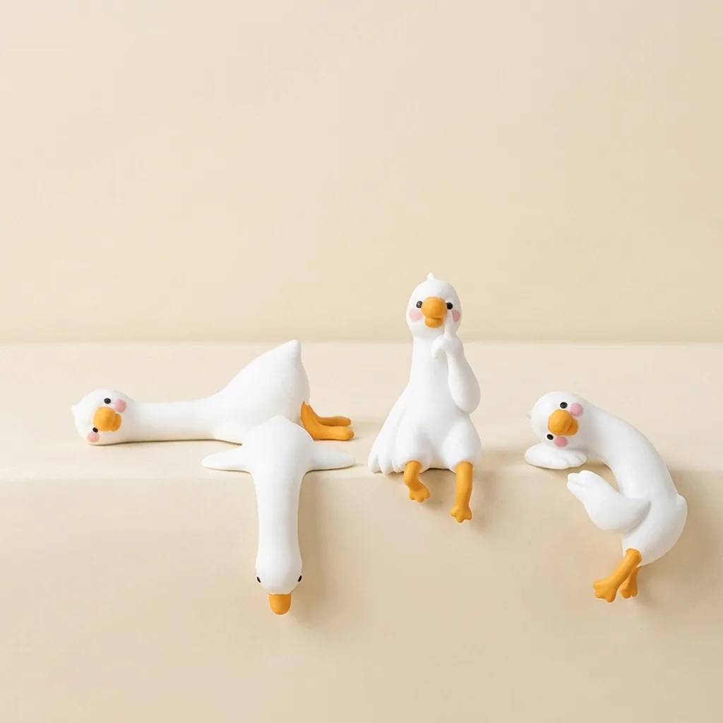 ほおの赤みとぷらぷら脚の作り込み