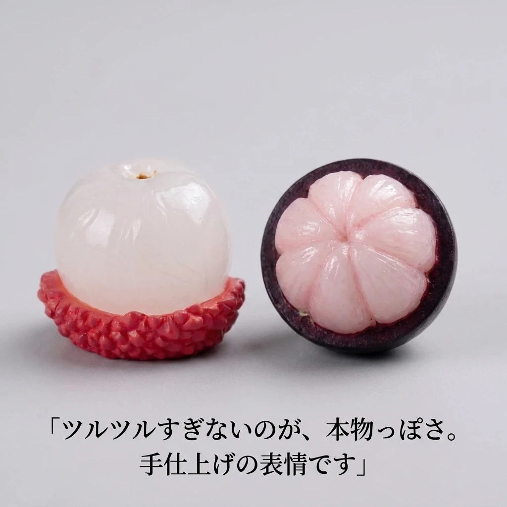 手仕上げの表面の質感を見せるミニチュアのマクロ写真