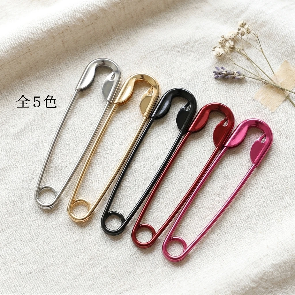 全5色を扇状に並べたフラットレイ