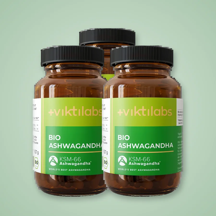 3x viktilabs Bio Ashwagandha