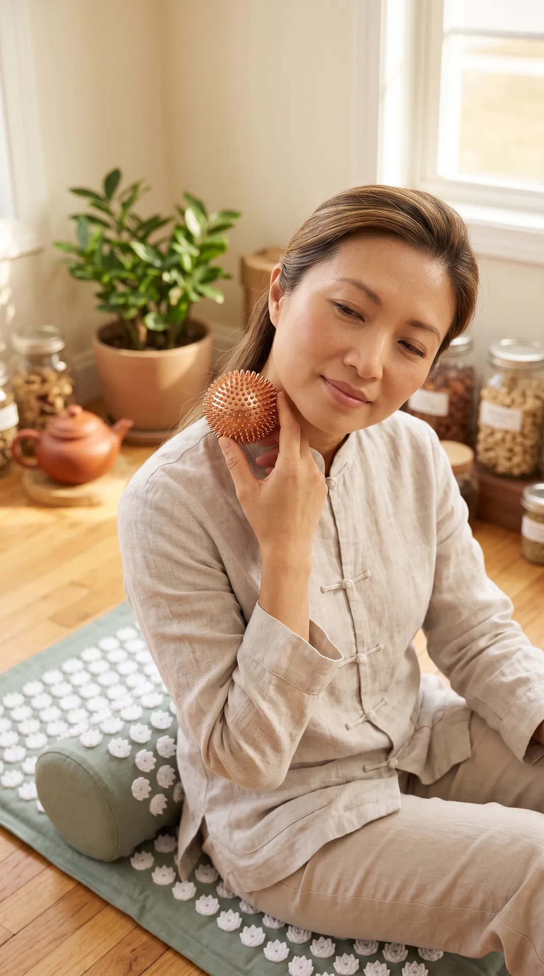 La Dottoressa Kiara con il tappetino e La Sfera