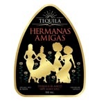 Four women, arm in arm — the Hermanas Amigas emblem