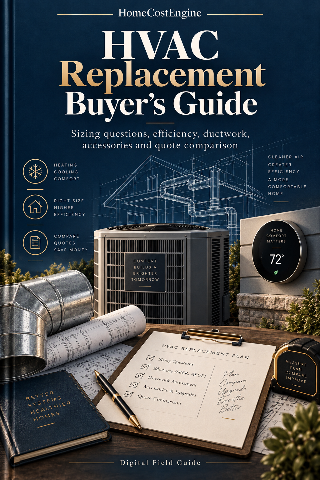 HVAC Replacement Buyer's Guide book cover