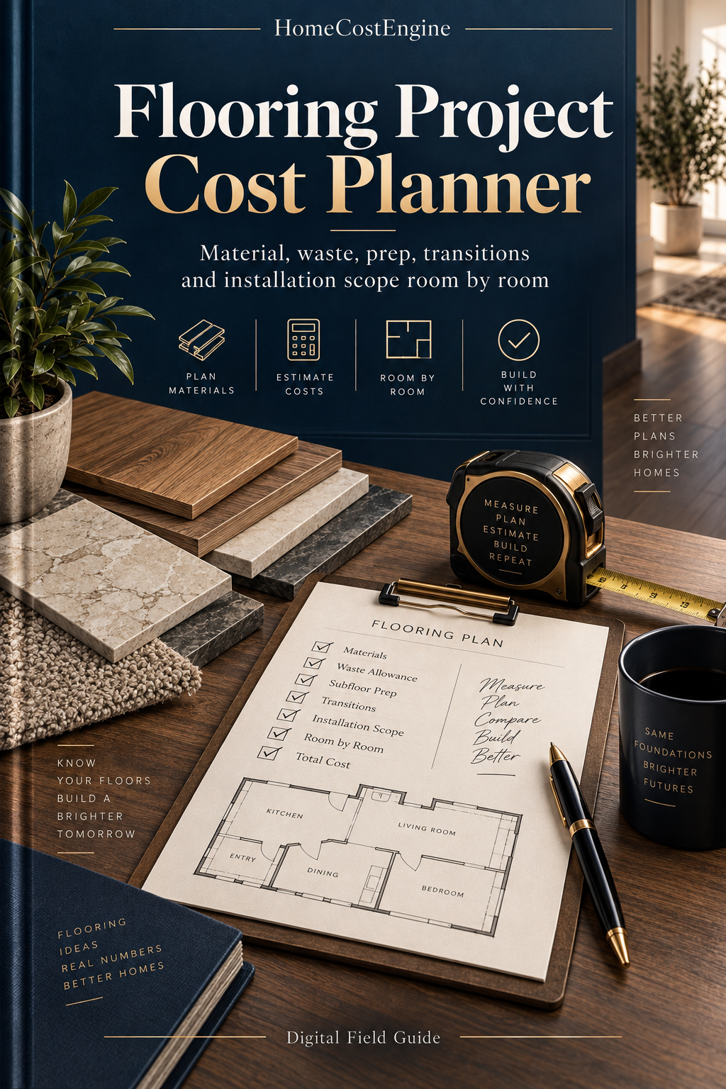 Flooring Project Cost Planner book cover
