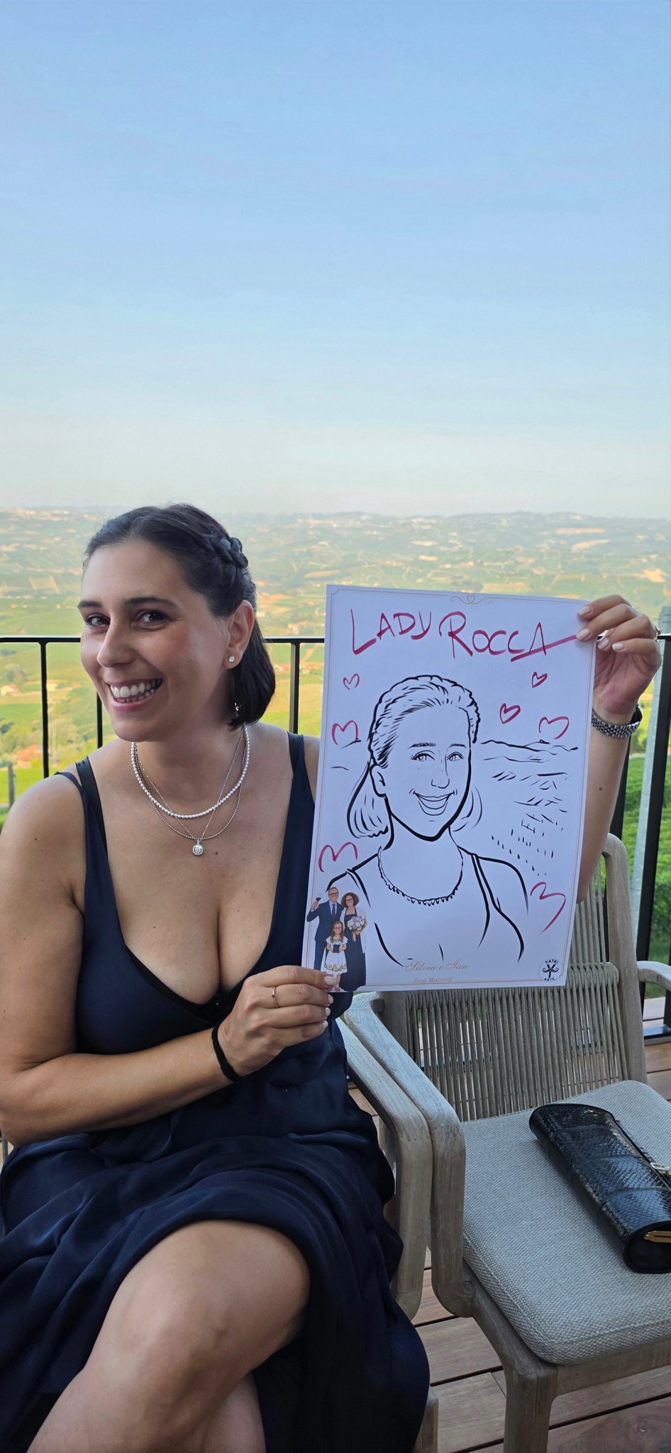 Una bomboniera artistica disegnata dal vivo al Bel Sit